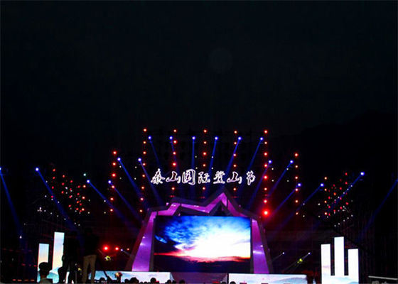 SMD3535 2880Hz Modular Hire Led Screen Iron / Aluminum Cabinet