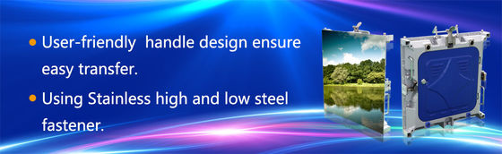 480x480 P5 Super Slim Led Display Die casting Aluminum Alloy Cabinet