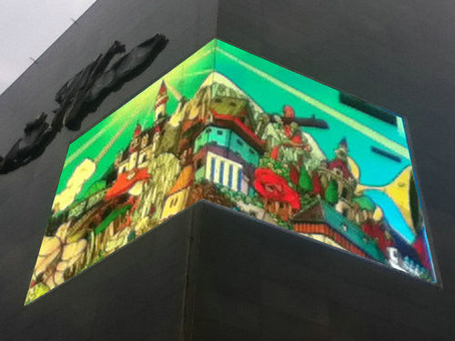 Advertising SMD1515 LED Display Screen P8 5500cd/㎡ For Rates Showing